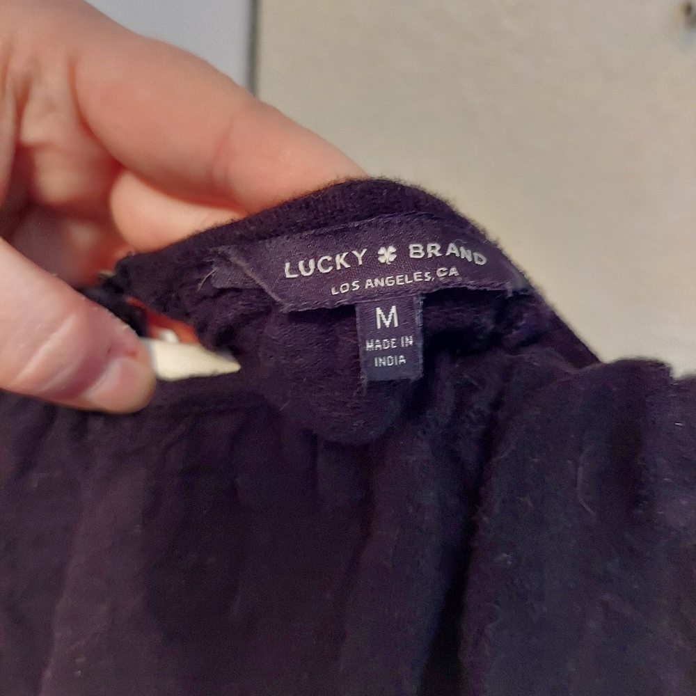 Black Lucky Brand Top - Picture 2 of 3
